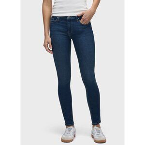 Hudson Nico Mid-Rise Super Skinny Ankle Jeans – Dark Wash, Size 28